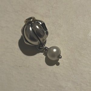 Retired Pandora Blossom charm with 14k and pearl